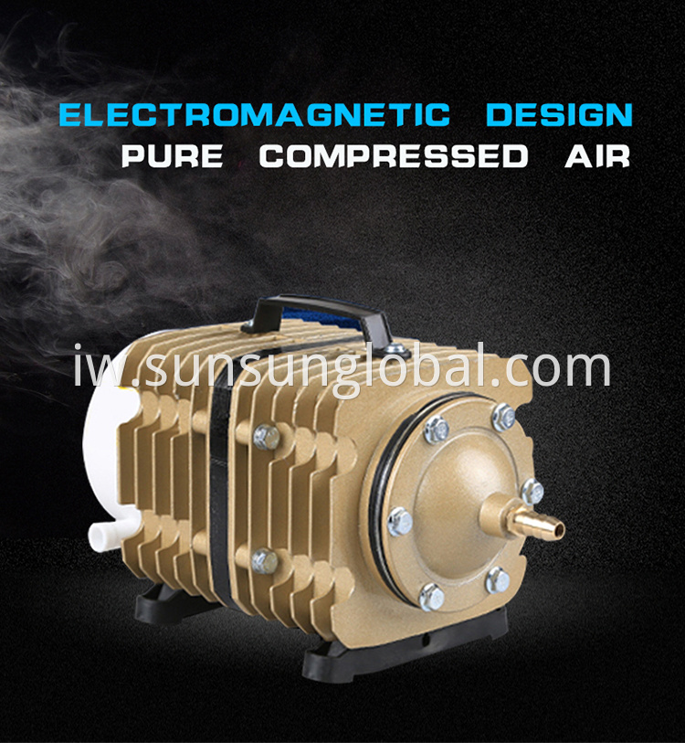 אביזרי אקווריום Sunsun משאבת מדחס אוויר מגנטי לגידול דגים